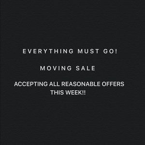 EVERYTHING MUST GO.